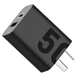 Cargador Motorola Carga Rápida 50Watts A2C Negro                           
